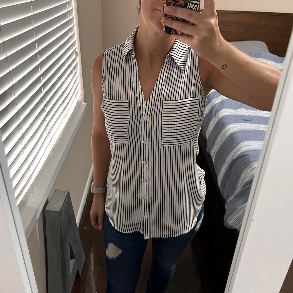 Express sleeveless blouse